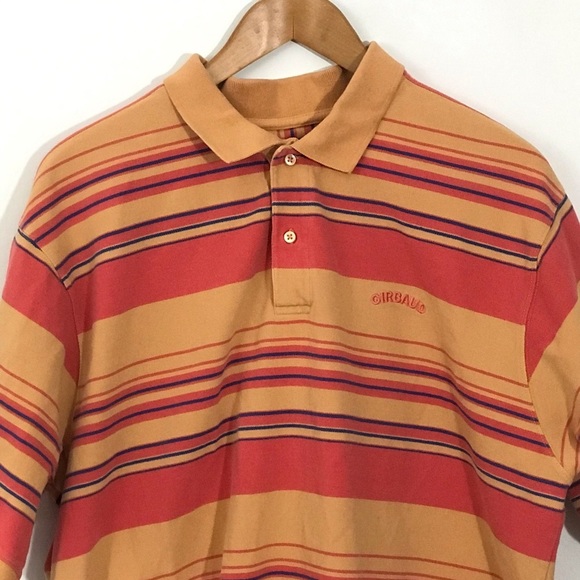 Vintage Girbaud Striped Polo Short Sleeves 2XL - Picture 3 of 9